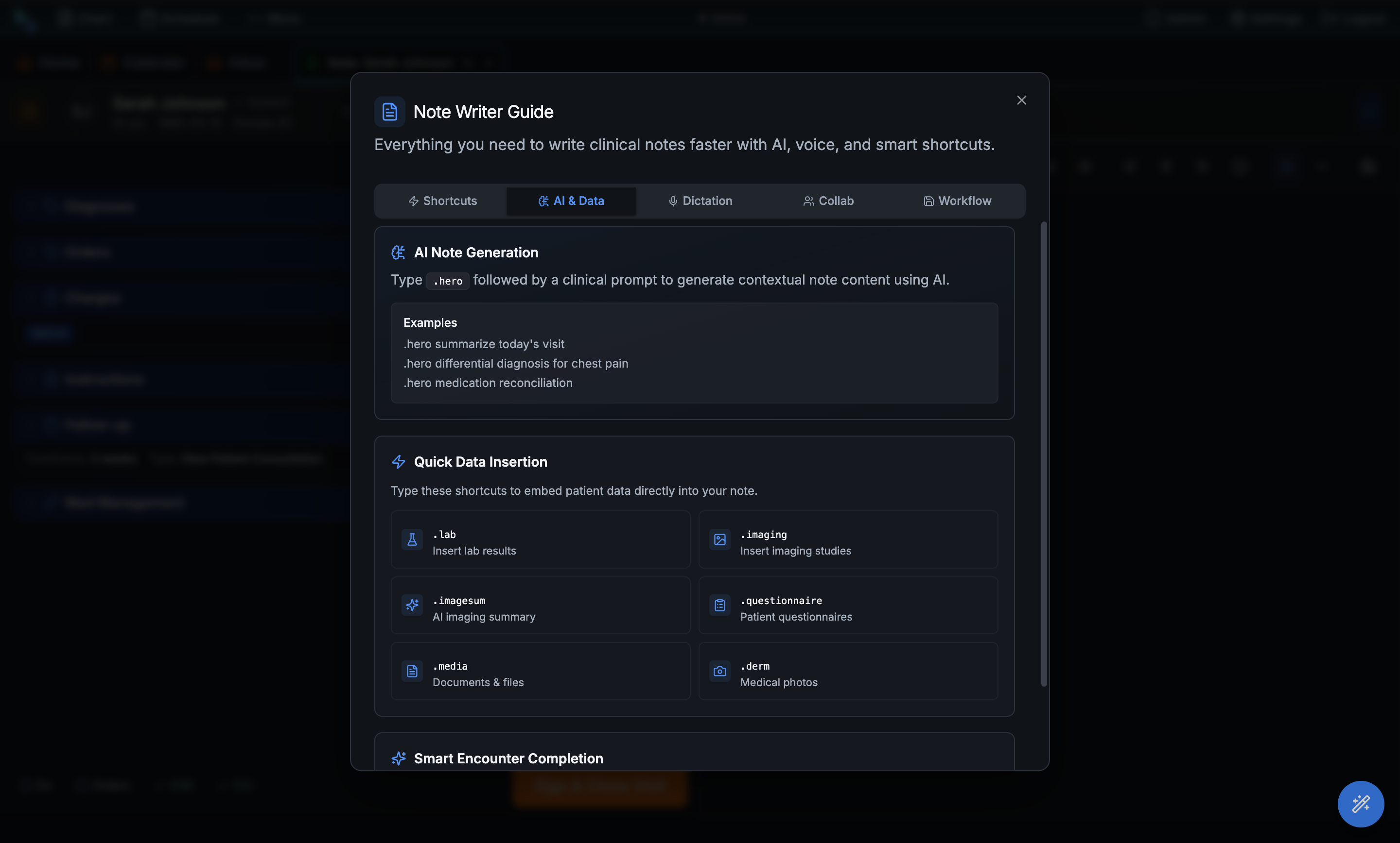 AI note features